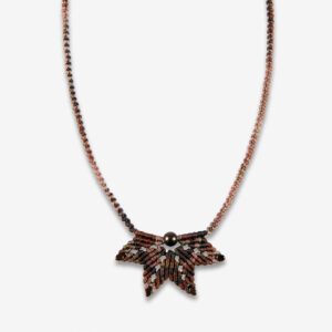 Handmade-Necklace-Leaf-makrame