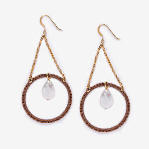 Hanging-circles-handmade-earrings-macrame
