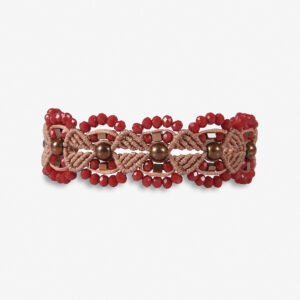 Infinity-Red-Macrame-Bracelet